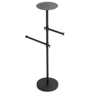 Toalheiro de Piso em Inox (Donatello Preto Fosco)