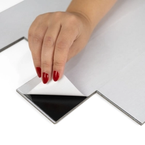 Pastilhas Adesivas Metálicas (Brick Gold)