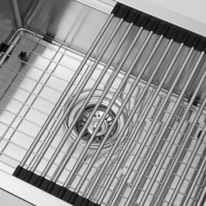 Esteira Escorredora em Inox Flexível 36x33 cm (Escovada)