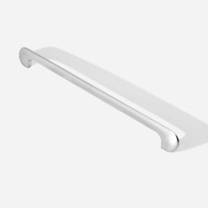 Puxador para M&oacute;vel Al&ccedil;a Sobrepor 256 mm Zamac (Pompeia Escovado)