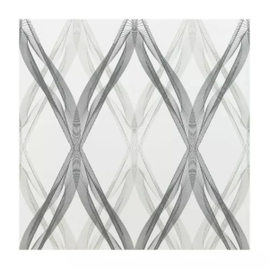 Papel de Parede Texturizado Xadrez Cinza Lav&aacute;vel 10x0,53 m (Originale Dieci)