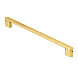 Puxador para M&oacute;vel Al&ccedil;a Sobrepor 224 mm Zamac (Memphis Dourado)