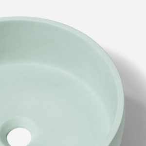 Cuba de Banheiro Concreto Apoio Redonda 35 cm (Small Acqua)