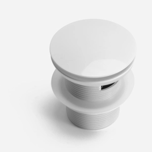 V&aacute;lvula Click de Inox para Banheiras (Branca)