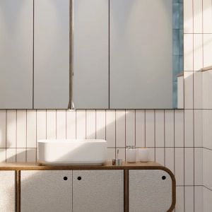 Torneira de Teto com Monocomando de Bancada (Caia Cromada)