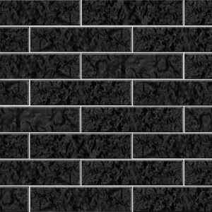 Pastilhas Cerâmicas Spiagge 6x24 cm (Black Bright)