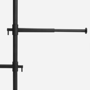 Toalheiro de Piso em Inox (Donatello Preto Fosco)