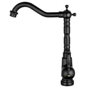 Torneira Monocomando Retr&ocirc; Alta para Banheiro (Douro Preta Fosca)