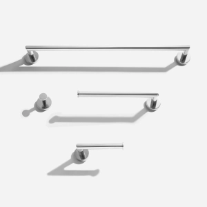 Kit de Acessórios para Banheiro Inox (Monet Cromado)