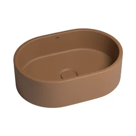 Cuba de Banheiro Concreto Apoio Elipse 40 cm (Francs Ocre) Produto Cuba de Banheiro Concreto Apoio Elipse 40 cm (Francs Ocre)