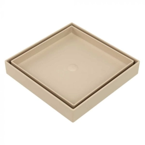 Ralo Oculto Invis&Atilde;&shy;vel com Encaixe Universal (Bege)