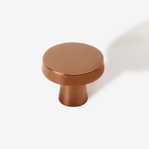 Puxador para Móvel Ponto Zamac (Pompeia Rosé Gold) - Outlet Produto Puxador para Móvel Ponto Zamac (Pompeia Rosé Gold) - Outlet