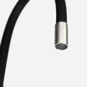 Torneira Gourmet de Parede de Cozinha Inox (Laguna Preta Fosca)