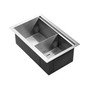 Escorredor Embutido Calha Molhada Inox 26x41 cm (Escovado)