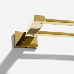 Porta Toalhas Duplo (Mondrian Dourado)
