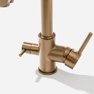 Torneira Monocomando Girat&oacute;ria de Filtro (Ubatuba Ros&eacute; Gold Fosca)