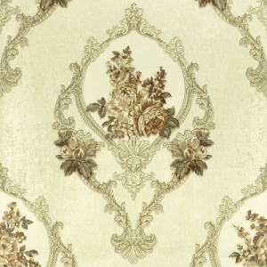 Papel de Parede Arabesco Lav&aacute;vel 10,00 x 0,53 m (Eleganza Dodici)