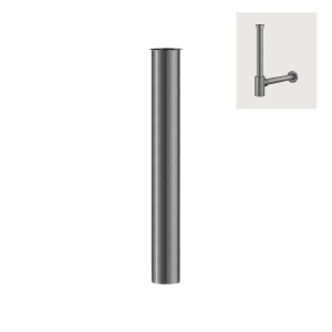 Prolongador de Sif&atilde;o Met&aacute;lico (Line Grafite Fosco)