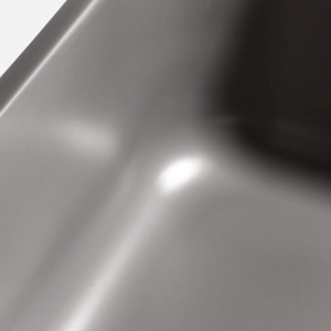 Cuba de Cozinha Inox Retangular 59x37 cm (Miura Cinza Fosca)