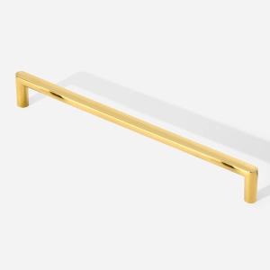 Puxador para M&oacute;vel Al&ccedil;a Sobrepor 224 mm Zamac (Cartago Dourado)