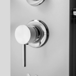 Ducha Vertical com Hidro (Alumínio Escovada)