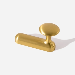 Cabide com Gancho de Parede Zamac (Jardins Dourado Fosco)