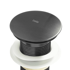 V&aacute;lvula Click de Inox para Cubas (Grafite Fosca)