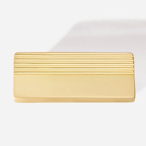 Puxador para M&oacute;vel Al&ccedil;a Sobrepor 32 mm Zamac (Troia Ouro Fosco)