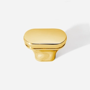 Puxador para M&oacute;vel Ponto Zamac (Memphis Dourado)