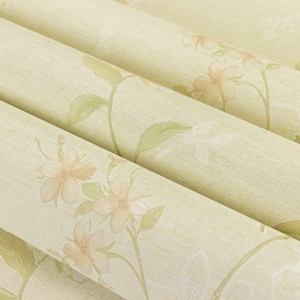 Papel de Parede Floral Cl&aacute;ssico Bege Lav&aacute;vel 10x0,53 m (Fiori Quindici) - Outlet