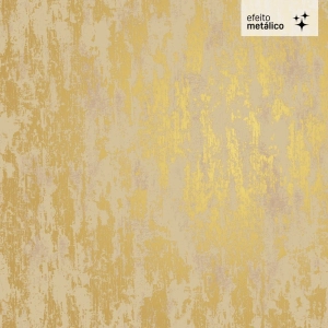 Papel de Parede Textura Met&aacute;lica Lav&aacute;vel 10,00 x 0,53 m (Pittura Tre)