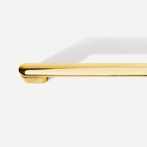 Puxador para Móvel Alça Sobrepor 160 mm Zamac (Memphis Dourado)