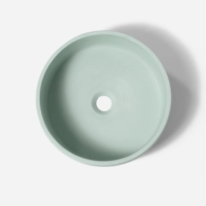 Cuba de Banheiro Concreto Apoio Redonda 35 cm (Small Acqua)