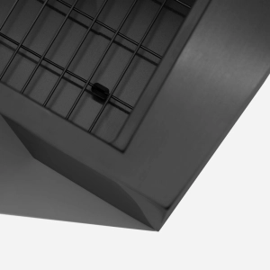 Kit Cuba Fazenda Workstation Inox com Acessórios (Narita Grafite Fosca)