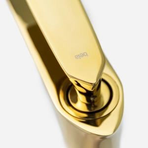 Torneira Monocomando Alta para Banheiro (Michigan Dourada)