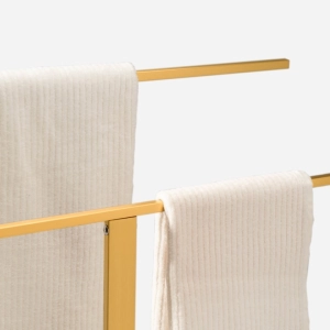 Toalheiro de Piso em Inox (Bellini Dourado)