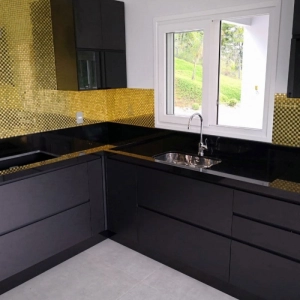 Pastilhas Adesivas Met&aacute;licas (Ouro)