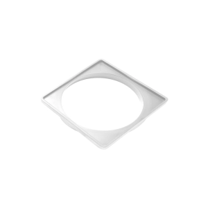 Conjunto Ralo e Porta Grelha 10x10 cm (Branco)