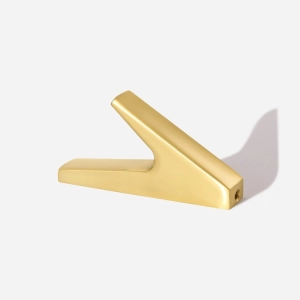 Cabide com Gancho de Parede Zamac (Lapa Ouro Fosco)