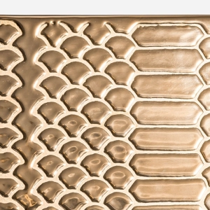 Cuba de Banheiro Louça Apoio Retangular 51 cm (Loures Rosé Gold)