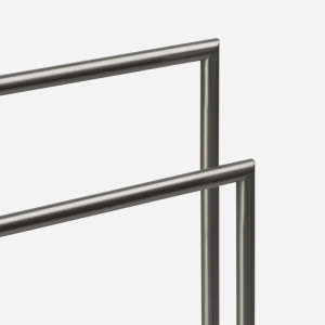 Toalheiro de Piso em Inox (Rizzi Grafite Fosco)