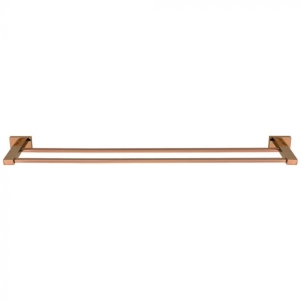 Porta Toalhas Duplo (Mondrian Ros&eacute; Gold)