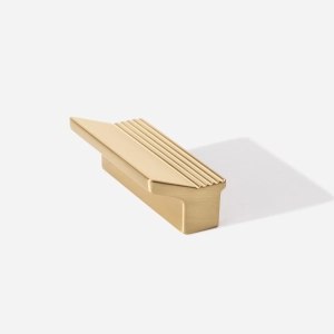Puxador para Móvel Alça Sobrepor 32 mm Zamac (Troia Dourado Fosco)