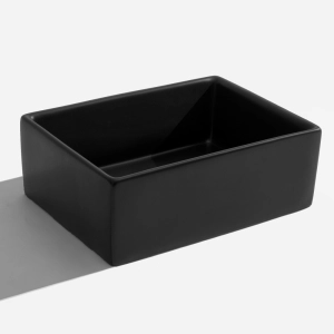 Cuba Fazenda de Cozinha Lou&ccedil;a Retangular 55x41 cm (Amalfi Preta)