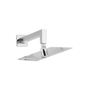 Ducha de Inox Quadrada 20x20 cm de Parede (Cromada)
