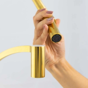 Torneira Monocomando Gourmet de Cozinha (Riviera Dourada)