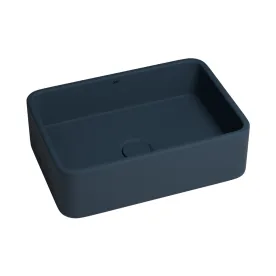 Cuba de Banheiro Concreto Apoio Retangular 40cm (Moran Azul Marinho) Produto Cuba de Banheiro Concreto Apoio Retangular 40cm (Moran Azul Marinho)
