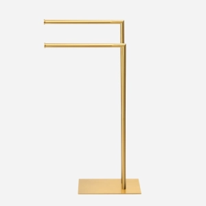 Toalheiro de Piso em Inox (Rizzi Dourado Fosco)