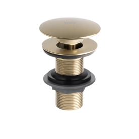 Válvula Click 7/8" de Inox para Cubas (Ouro Fosca) - Outlet Produto Válvula Click 7/8" de Inox para Cubas (Ouro Fosca) - Outlet