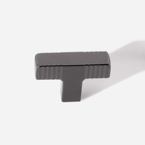 Puxador para Móvel Ponto Zamac (Petra Grafite Fosco) - Outlet